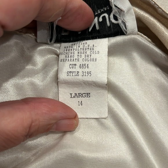 Vintage BANJO Women's Western Button-Up Shirt Coastal Cowgirl Metallic Size L - Picture 7 of 8